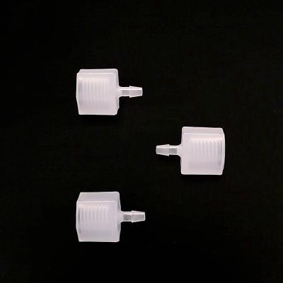 China Plastic Threaded Pipe Barb Fitting Tube Elbow Connector Analysis for sale