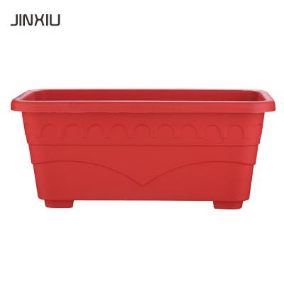 China Hot Sale Indoor/Outdoor/Balcony/Patio /Garden Rectangular Plastic Planter Rectangle Garden Planters and Pots for sale