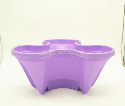 China Eco-friendly Stackable Plastic Pots Garden Hydroponics Wholesale Potted Plant Pot for sale