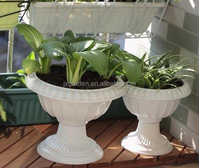 China Plastic Vertical Plant Pot Garden Plastic Flower Pot Plant Pot White Plastic for sale