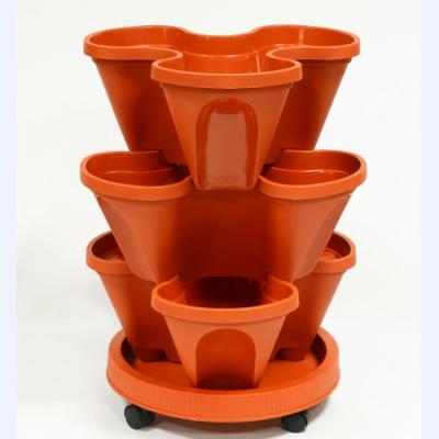 China Eco-friendly Plant Supply Nursery Pots Gardening Plant Durable Plastic Flower Pots For Sale for sale