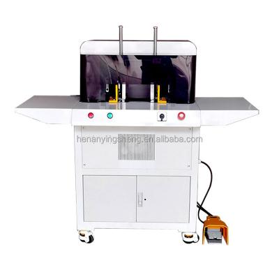 China Hotels Double Net PVC Book Key Vertical Paper Card Round Corner Cutter Cutting Machine for sale