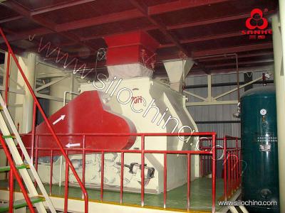 China 1-30TPH Automatic  Animal Pellet Feed mill Line for Mash feed and Pellet Feed for sale