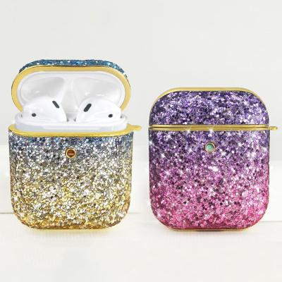 China Fashiontable wholesale luxury designer diamond air pods bling bling case for airpods cases gen2 3 pro cases for sale