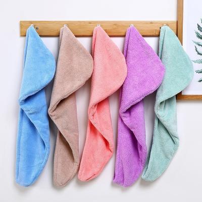 China Wholesale QUICK DRY Wholesale Soft Super Absorbent Microfiber Turban Towel Dry Hair Towel Salon Hair Wrap Microfiber Towel for sale