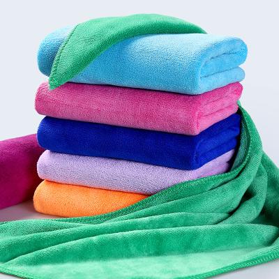 China Factory Wholesale Super QUICK DRY Water Absorbent Microfiber Cleansing Towel Stretch Shape Body Cleansing Towels for sale