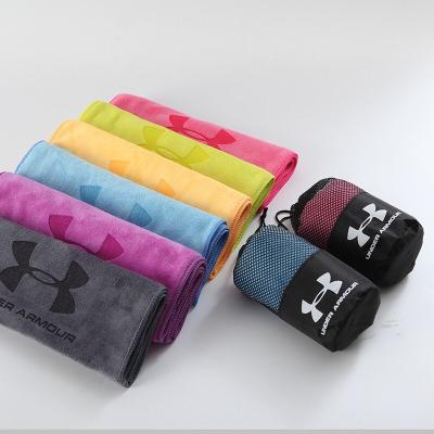 China High Quality QUICK DRY 100% Digital Cotton 4K Print Sports Gym Slogan Towel With Custom Logo For Match Campaign for sale