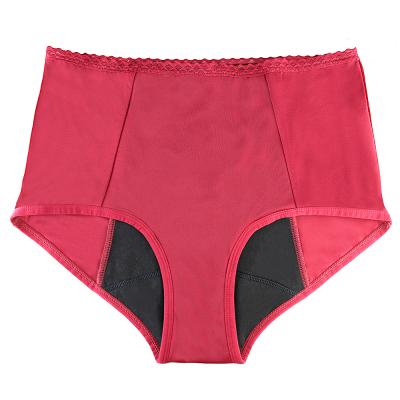 China LYNMISS OEM Service Wholesale Service Antibacterial Custom Heavy Organic Cotton Lady Period Panties Menstrual Reusable Underwear for sale