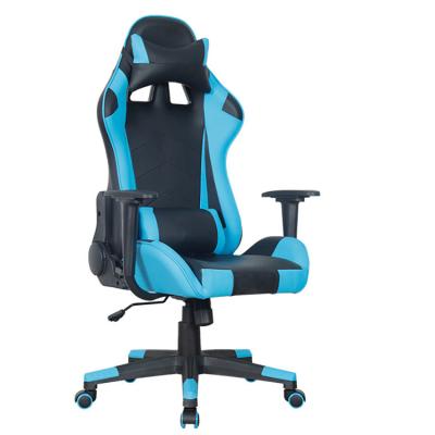 China (Size) adjustable adjustable colorful leather gaming chair gamer, packing gaming chair with footrest customs data for sale