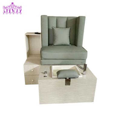 China 2021 most popular women luxury spa manicure pedicure chairs with jaccuz jet for sale