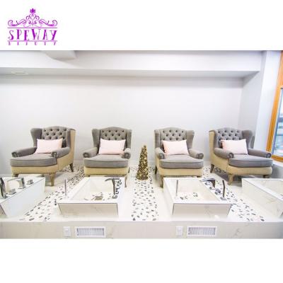 China China Luxury Popular Single Pedicure Chairs On Sale Salon Nail Spa Chairs for sale