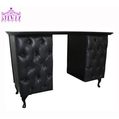 China 2021 modern black manicure nail table for sale for sale