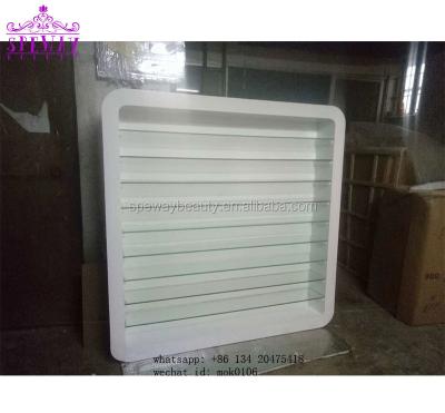 China 2021 modern customize wooden nail polish cabinet nail polish rack nail polish reck for sale for sale