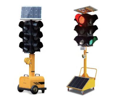 China Traffic Safety Led Solar Powered Warning Lights BSW Intelligent Removable Yellow Green Red LED Solar Powered Traffic Light Solar Traffic Light for sale