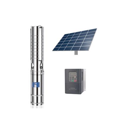 China High Efficiency 3Inch DC Solar Water Well Submersible Water Pump Commercial Or Irrigation Pump For Agriculture for sale