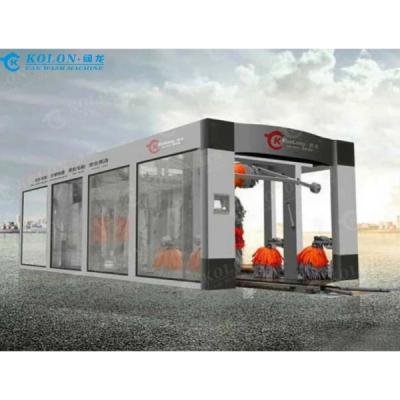 China Updated Version Tunnel Continuous Type Long Full Automatic Car Washing Machine For Gas Station Clean More Vehicles for sale