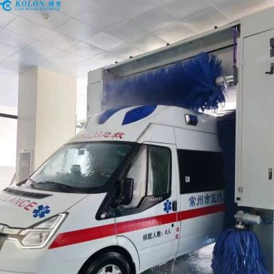 China Industrial Power Big Vehicle Washing Equipment Municipal Bus Cleaning System with 50Hz Frequency for sale