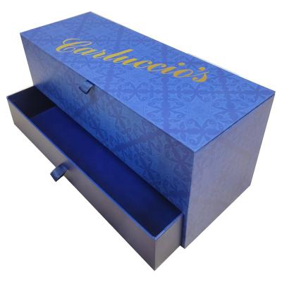 China Customized Recyclable Empty Two Layers Cardboard Box Beauty Box Drawer Gift Paper Cardboard For Wine Packaging for sale