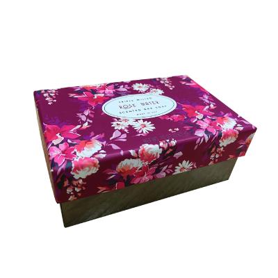 China Handmade Custom Recycled Lid Matt Colorful Print Gift Packaging Box Skin Care and Raw Paper Soap Boxes for sale