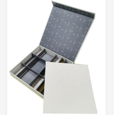 China Recyclable Design Packaging For Custom Book Shape Magnetic Cookie Chocolate Box With Different Dividers for sale