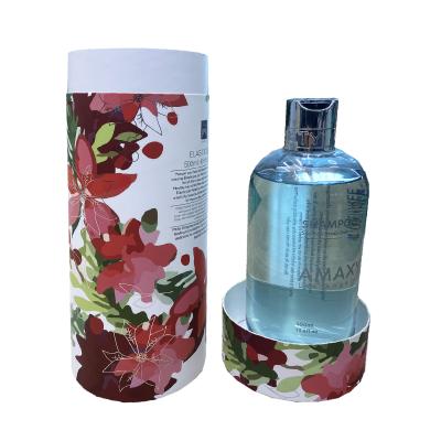 China Beauty Recyclable Design Packaging Paper Round Tube Box Custom Edge Color And LOGO Packaging For Bottles for sale