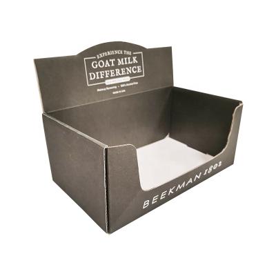 China Recyclable Luxury Custom Logo Corrugated Paper Favor Foldable Display Paper Gift Box for sale