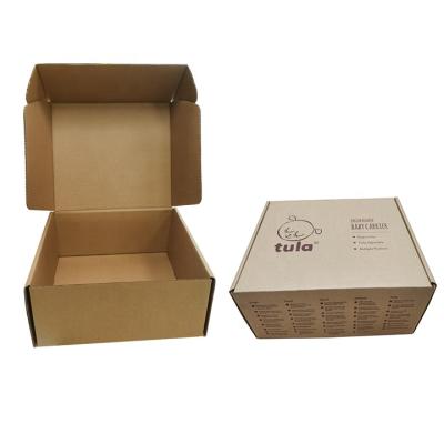 China Eco - Friendly Recycled Paper Packaging Factory Recyclable Customize Cardboard Corrugated Shipping Carton For Shoes Heels Cosmetic Packaging for sale