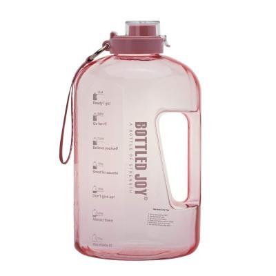 China Fast Delivery Stocked Custom Design Flip Top Travel Sport Leak Proof 1 Gallon Water Bottle for sale