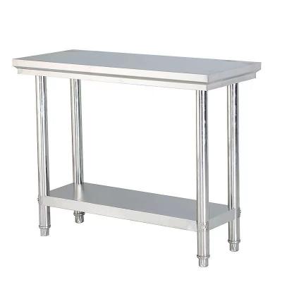 China Commercial kitchen High Quality Stainless Steel Working Bench For Outdoor Use Stainless Working Table for sale