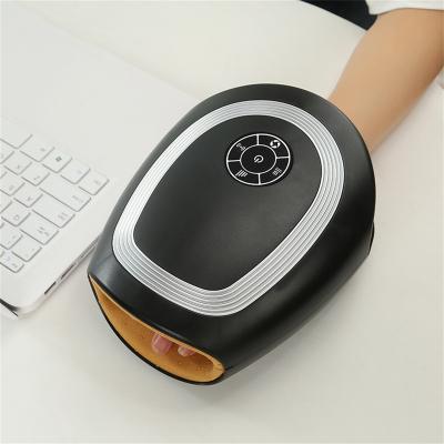 China Wireless Mini Palm Hand Massagers Electric Heat Air Pressure Acupressure Heating Massage For Fingers for sale