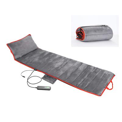 China Hot Sale Electric Topper Good Price Full Body Electric Massage Mat Shiatsu Mattress Heating Vibrating Sex With Heater for sale