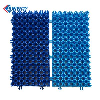 China Slope Tile Interlocking Dry Comb Form Synthetic Tubing Pump Dry Ski Slope Plastic Track for sale