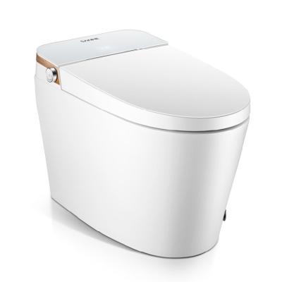 China New Design Double-Flow Sanitary Ware Bathroom Ceramic WC Bowls Automatic Intelligent Bidet Smart Tankless Toilet With Remote Control for sale