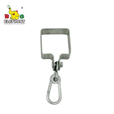 China Outdoor Swing Hook Factory Price Powder Coated Metal Steel Square Swing Clamps Hanger Hook for sale