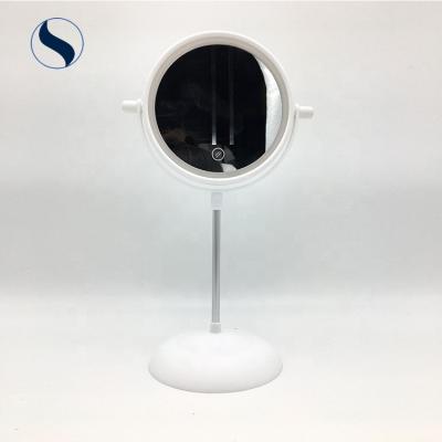 China Travel Table Durable Magnified Led Mirror Make Up LED Mirror With Touch for sale