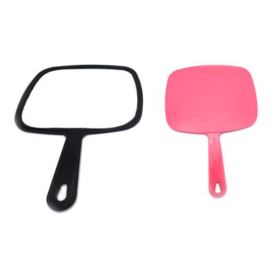 China Good Quality Custom Portable Irregular Shaped Hand Held Plastic Mirror Good Quality Customized Handheld Mirror With Custom Logo for sale