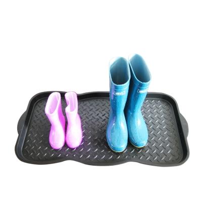 China Sustainable Large Plastic Multi Purpose Boots Custom Serving Tray for sale