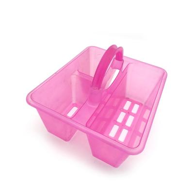 China Sustainable Bathroom Tub Shower Storage Box Plastic Bath Trolley for sale