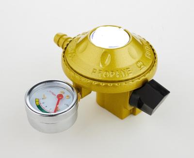 China General Manufacturer Selling ISO Approved Customized Zinc 28mbar LPG Low Pressure Gas Regulator With Gauge for sale