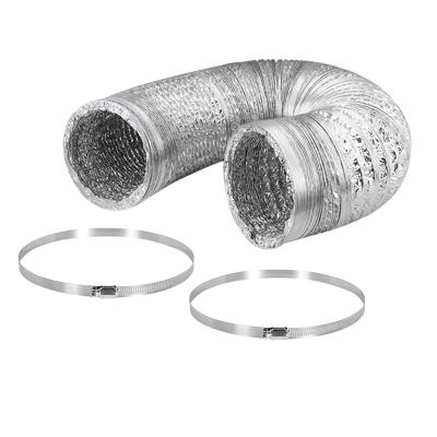 China Contemporary Flexible Drier Duct , 6in Flexible Exhaust Pipe Ventilation Dryer Vent 2 Aluminum Flex Pipe For Ventilator for sale