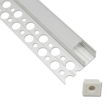 China Heatsink 33*11mm U Shape LED Profile Plaster Drywall LED Channel For Drywall Contractors for sale