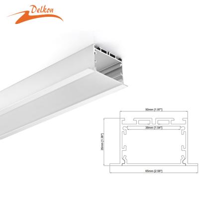 China Indoor Recessed Decorations 6535 LED Alu Profile With Linked Connectors In A Square / Rectangle for sale