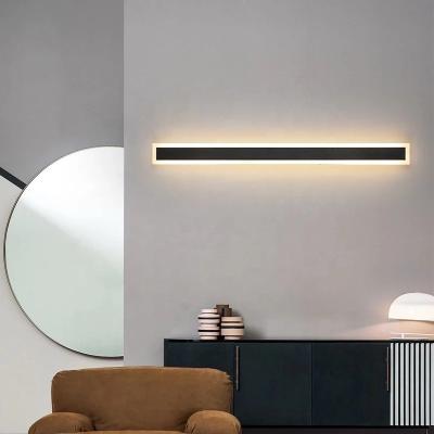 China Arylic Long Bedroom Bedside Living Room Decoration Strip Wall Lamp For Home Indoor Lighting Linear Wall Light for sale