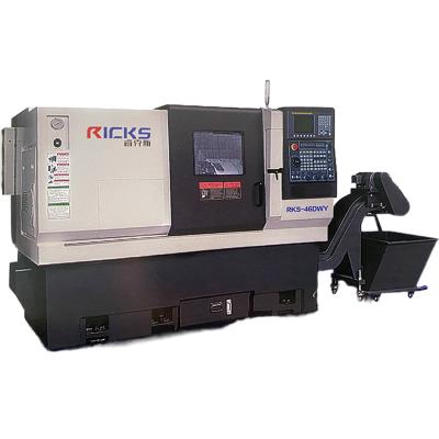 China Economic Factory Slope Bed RKS-52DWY/400 CNC Lathe And Milling Machine With Power Head Turret With Y Axis With Tailstock for sale