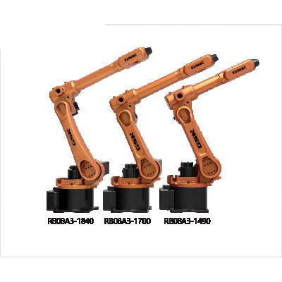 China Brand RB08A3-1490 Six-axis Industrial Robot 6 Joint Axis Loading and Unloading Handling Robot Arm Carry Transport Robot Arm for sale