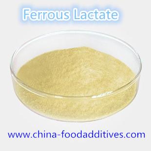 Chine Catégorie comestible CAS de lactate ferreux d'additifs : 5905-52-2 à vendre