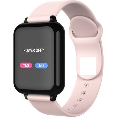 China 2021 APP Control Best Price Waterproof Heart Rate Blood Pressure Functional Band 2.0 Smart Watch B57 Wristband Fitpro for sale