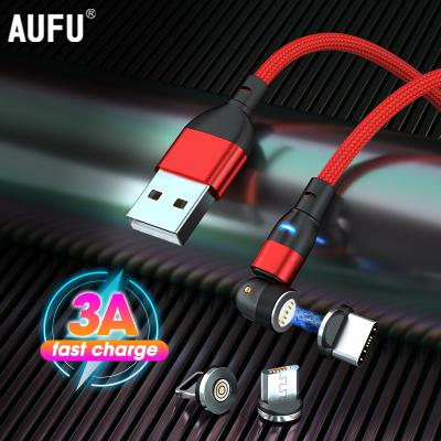 China Magnetic Magnetic 3A Cable For Pro MAX Magnet Charger Fast Charging USB Micro Type C Cable Data Mobile Phone 12 Cables for sale