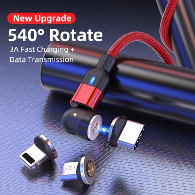 China New Design 5pin Mobile Phone CE ROHS FC Approved Magnetic Mobile Phone Charger Wire 3A Mobile Phone Charging 3 in 1 for Android, Micro Phones for sale