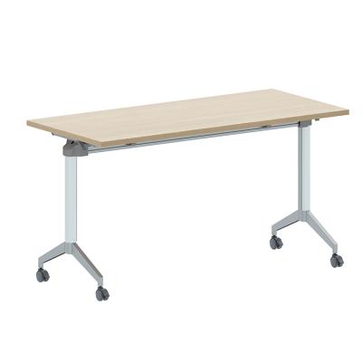 China Modern Foldable Office School Table Training Center Furniture Training Furniture Office Movable Folding Table for sale